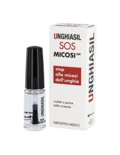 ANTIMICOTICO UNGHIASIL SOS MICOSI IN FLACONE DI VETRO 5 ML CON PENNELLO APPLICATORE + ASTUCCIO