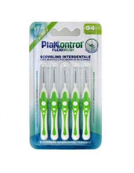 PLAKKONTROL SCOVOLINO INTERDENTALE FLEXI BRUSH04 BLISTER 5 PEZZI