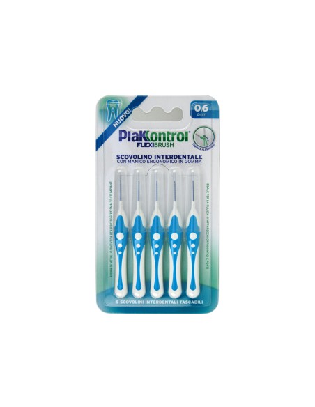 PLAKKONTROL SCOVOLINO INTERDENTALE FLEXI BRUSH06 BLISTER 5 PEZZI