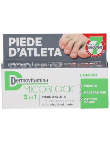 DERMOVITAMINA MICOBLOCK 3 IN 1 PIEDE D'ATLETA 30 ML