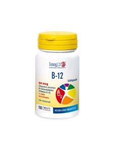 LONGLIFE B12 50MCG SUBLINGUALE 100 TAVOLETTE