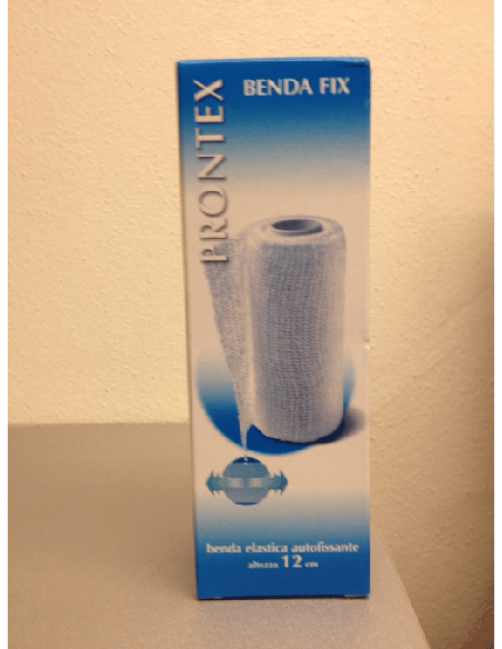 BENDA ELASTICA PRONTEX FIX AUTOFISSANTE 12 CM DI ALTEZZA PER4 METRI IN ESTENSIONE 1 PEZZO