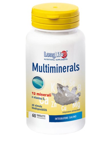 LONGLIFE MULTIMINERALS 60 TAVOLETTE RIVESTITE