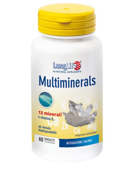 LONGLIFE MULTIMINERALS 60 TAVOLETTE RIVESTITE