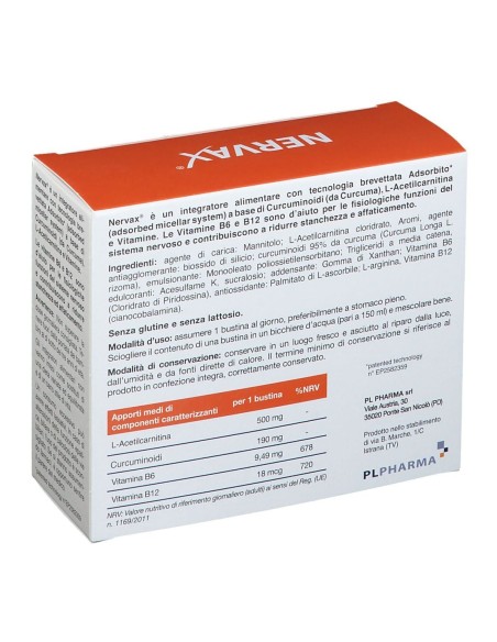 NERVAX 20 BUSTINE