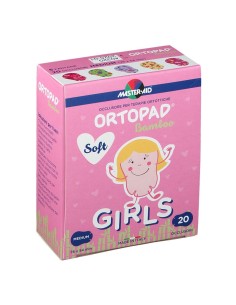 CEROTTO OCULARE PER ORTOTTICA ORTOPAD SOFT GIRLS M 20 PEZZI