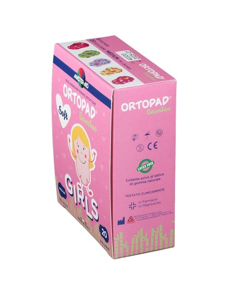 CEROTTO OCULARE PER ORTOTTICA ORTOPAD SOFT GIRLS M 20 PEZZI
