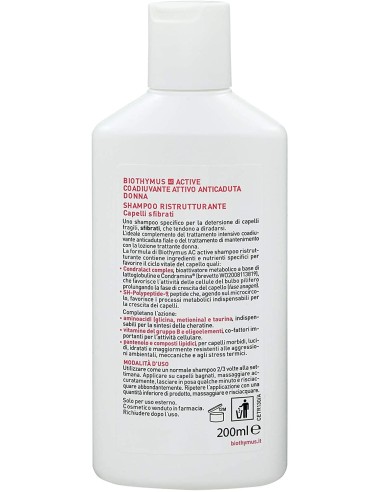 BIOTHYMUS AC ACTIVE SHAMPOO RISTRUTTURANTE DONNA 200 ML