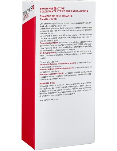 BIOTHYMUS AC ACTIVE SHAMPOO RISTRUTTURANTE DONNA 200 ML