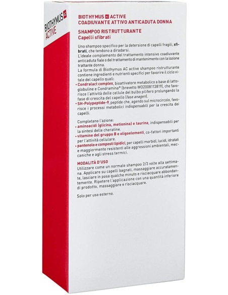 BIOTHYMUS AC ACTIVE SHAMPOO RISTRUTTURANTE DONNA 200 ML
