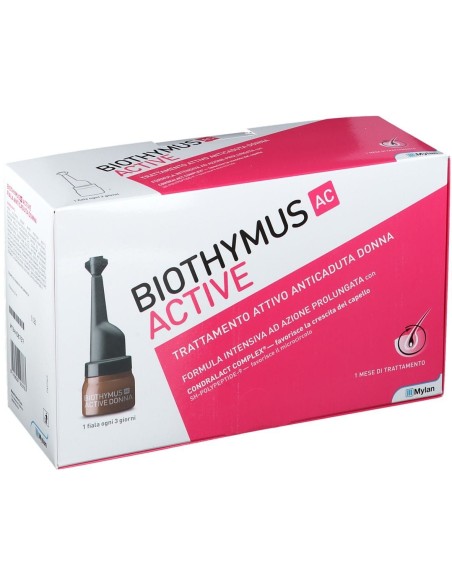 BIOTHYMUS AC ACTIVE TRATTAMENTO ATTIVO ANTICADUTA DONNA 10 FIALE