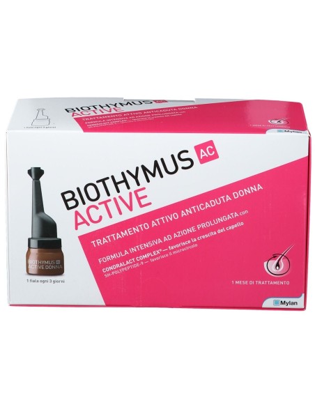 BIOTHYMUS AC ACTIVE TRATTAMENTO ATTIVO ANTICADUTA DONNA 10 FIALE