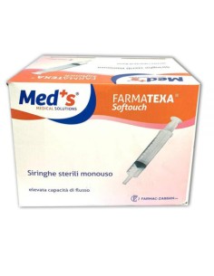 SIRINGA MEDS 2,5 ML SENZA AGO CONO CENTRALE 100 PEZZI LUER