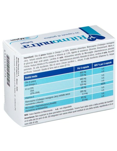 RITMONUTRA 30 CAPSULE DI GELATINA SOFTGEL