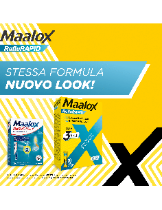Maalox Reflurapid blocca il reflusso, neutralizza il bruciore da iperacidità, 20 bustine 2