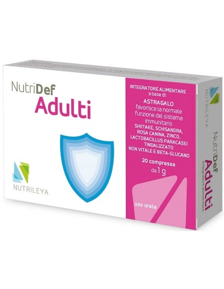 NUTRIDEF ADULTI 20 COMPRESSE