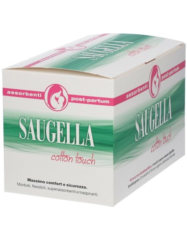 SAUGELLA COTTON TOUCH ASSORBENTI POSTPARTUM 10 PEZZI