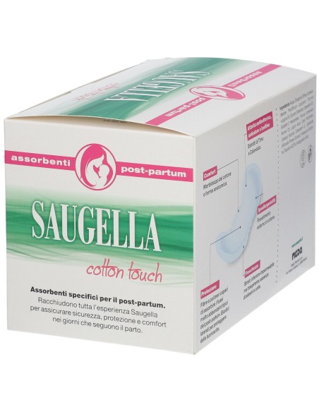 SAUGELLA COTTON TOUCH ASSORBENTI POSTPARTUM 10 PEZZI