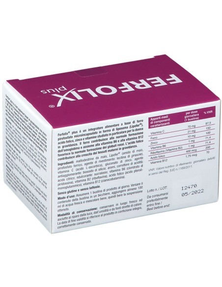 FERFOLIX PLUS 20 BUSTINE