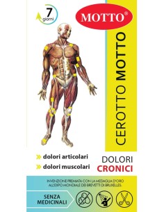 CEROTTO MOTTO ANALGESICO DA RITAGLIARE 5 X 15 CM 2 PEZZI