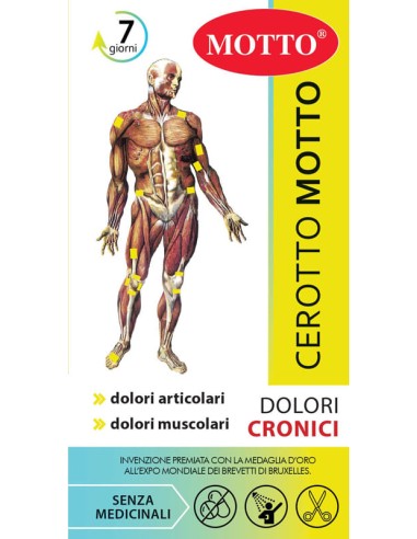 CEROTTO MOTTO ANALGESICO DA RITAGLIARE 5 X 15 CM 2 PEZZI