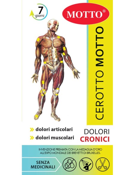 CEROTTO MOTTO ANALGESICO DA RITAGLIARE 5 X 15 CM 2 PEZZI