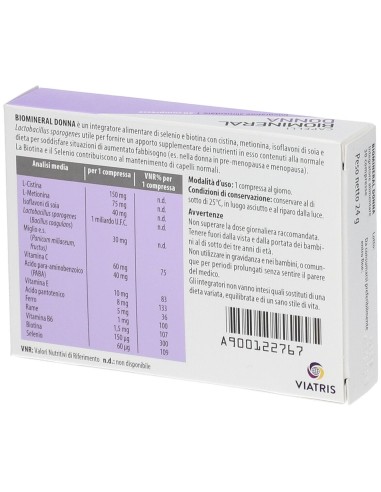 BIOMINERAL DONNA 30 COMPRESSE