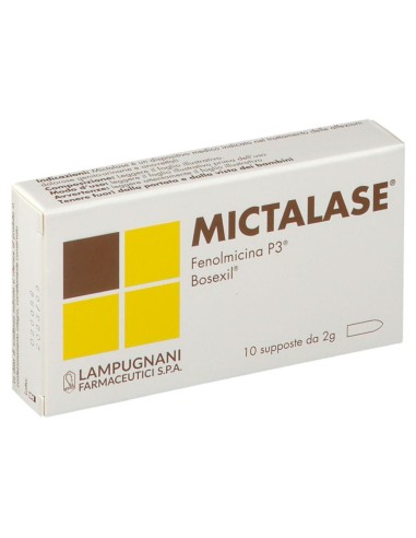 MICTALASE 10 SUPPOSTE 2 G
