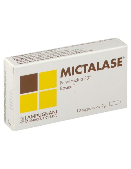 MICTALASE 10 SUPPOSTE 2 G