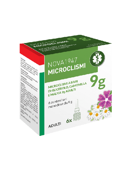 NOVA1947 MICROCLISMI 9G ADULTI 6 CONTENITORI MONODOSE