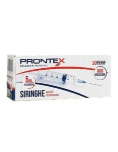 SIRINGA PRONTEX 5 ML AGO IND 10 PEZZI