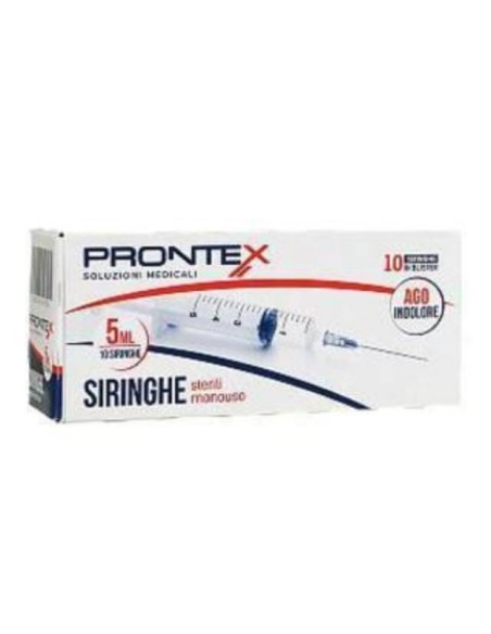 SIRINGA PRONTEX 5 ML AGO IND 10 PEZZI