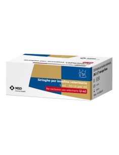 SIRINGA INSULINA USO VETERINARIO MSD-AH 30 SIRINGHE 40 UI/ML