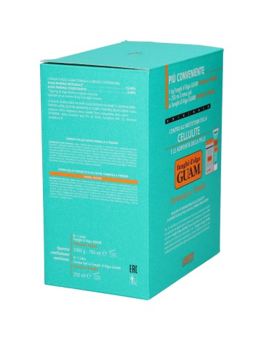 GUAM FANGHI D'ALGA CONFEZIONE CONVENIENZA FREDDA CON FANGHI D'ALGA GUAM 1 KG + CREMA GEL 250 ML FORMULA A FREDDO