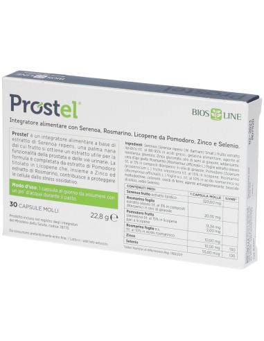 BIOSLINE PROSTEL 30 CAPSULE