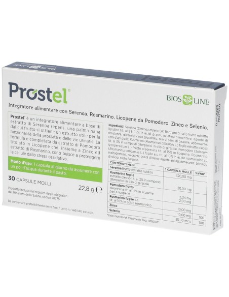 BIOSLINE PROSTEL 30 CAPSULE
