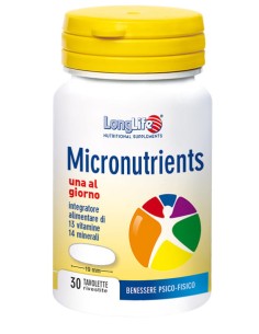 LONGLIFE MICRONUTRIENTS 100 TAVOLETTE RIVESTITE