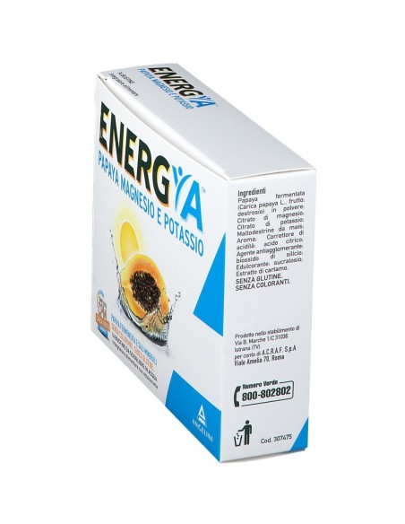 ENERGYA PAPAYA MAGNESIO POTASSIO 14 BUSTINE