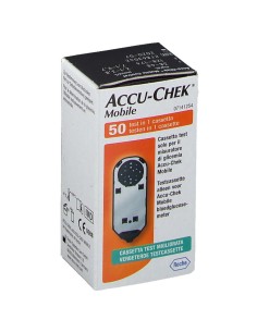 STRISCE MISURAZIONE GLICEMIA ACCU-CHEK MOBILE 50 TEST MIC 2