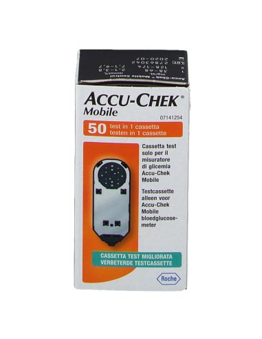 STRISCE MISURAZIONE GLICEMIA ACCU-CHEK MOBILE 50 TEST MIC 2