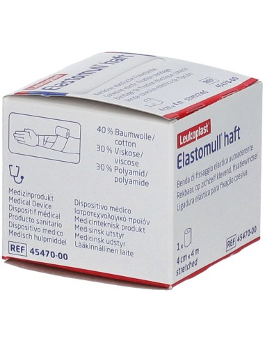 BENDA ELASTICA AUTOADESIVA ELASTOMULL HAFT COMPRESSIONE FORTE 4X400 CM
