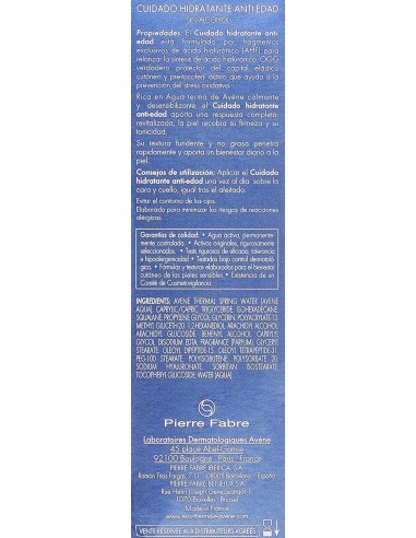 AVENE HOMME TRATTAMENTO IDRATANTE ANTI-ETA' 50 ML