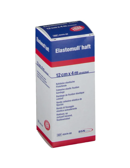 BENDA ELASTICA AUTOADESIVA ELASTOMULL HAFT COMPRESSIONE FORTE 12X400 CM