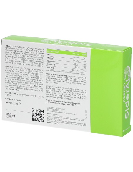 CARDIOSIDERAL 20 CAPSULE
