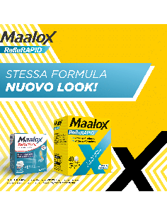 Maalox Reflurapid blocca il reflusso, neutralizza il bruciore da iperacidità, 40 Compresse 2