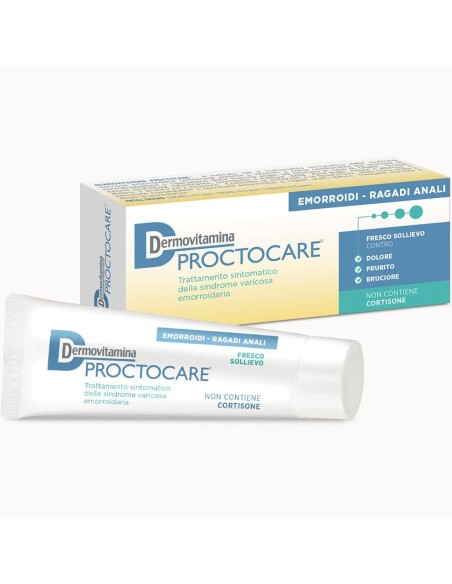 DERMOVITAMINA PROCTOCARE CREMA EMORROIDI RAGADI ANALI 30 ML CON CANNULA