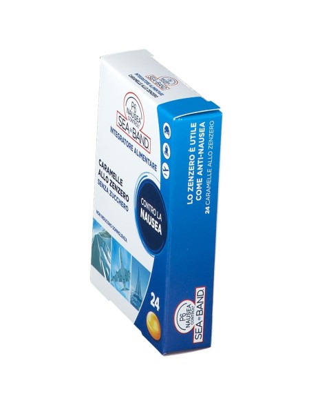 P6 NAUSEA CONTROL CARAMELLE ANTI NAUSEA VIAGGIO ALLO ZENZERO 24 PEZZI