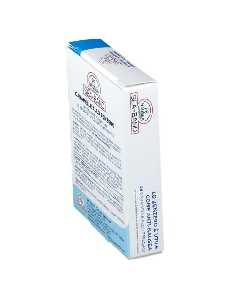 P6 NAUSEA CONTROL CARAMELLE ANTI NAUSEA VIAGGIO ALLO ZENZERO 24 PEZZI