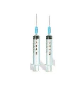 SIRINGA 5 ML AGO GAUGE 23 NUMERO 14 CONO CENTRALE 1 PEZZO