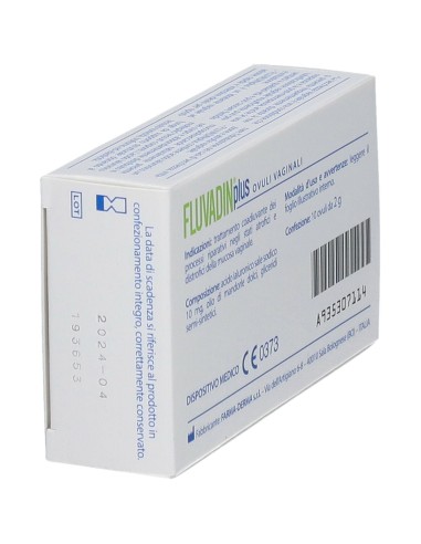 OVULI VAGINALI FLUVADIN PLUS 10 PEZZI